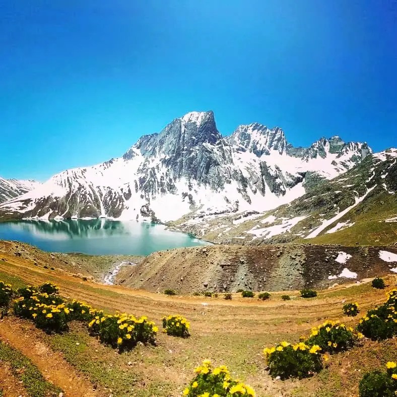vishansar krishansar lake trek